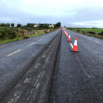 Craughwell road plaining tar prior to excavation Beechwood Civil