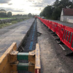 Craughwell watermain open cut Beechwood Civil