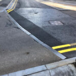 Utility Works Ennis Tar and yellow lines reinstatement