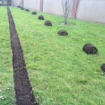 Utility Works Various Locations Turf Cutting in Private Property